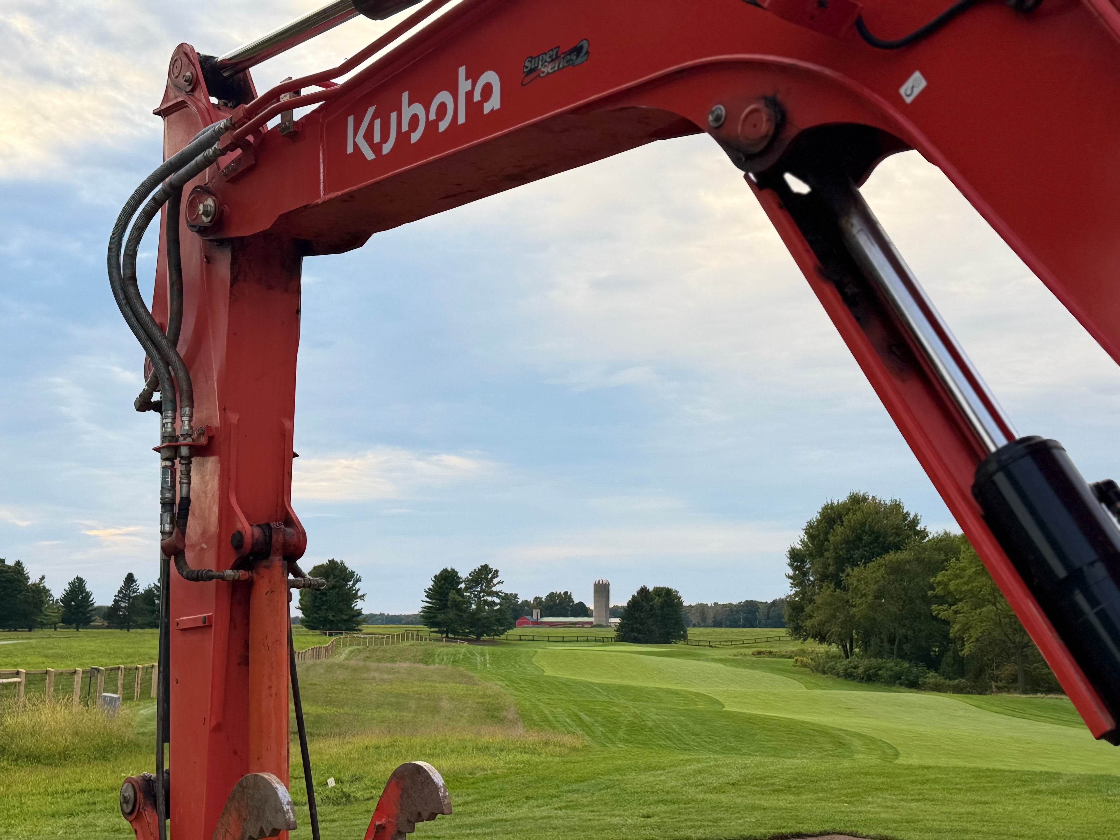 Heavy equipment, big job precision